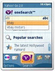 Yahoo! oneSearch service unleashed to the Mobile Web in the USA 