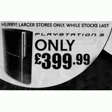 WH Smith Retailer knocks 25 off PS3 suggested price. 